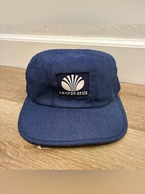 Vintage Daewoo Heavy Industries Korean Snapback 5 Panel Work Cap Hat